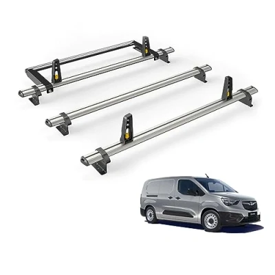 Image of Van Guard ULTI Bar 3 Roof Rack and Rear Ladder Roller for Vauxhall Combo (2018 on) [L2]