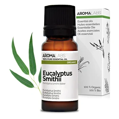 Image of BIO Eucalyptus SMITHII Essential Oil 10mL 100% Pure, Natural, Chemotyped and AB Certified AROMA LABS (French Brand)
