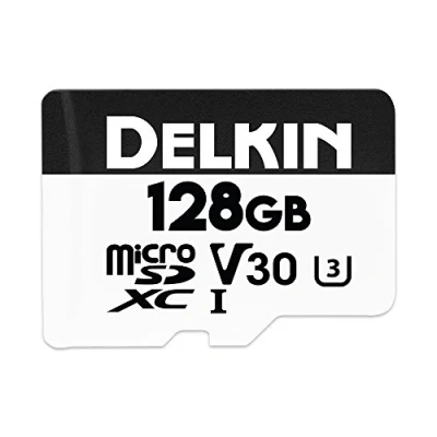 Image of Delkin Devices 128GB HYPERSPEED microSDXC UHS I (V30) Memory Card