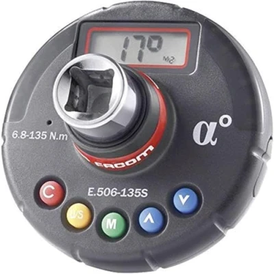 Image of FACOM E.506 135S Series Electronic Torque/Angle Adapter, 6.7 135.0N.m Capacity, 80 mm Length