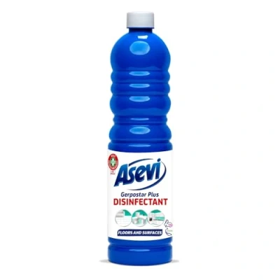 Image of Asevi Disinfectant Floor and Surface Cleaner, Cleaner Liquid, Hard 1L