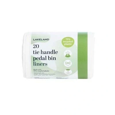 Image of 20 Lakeland Tie Handle Small Pedal Bin Liners 25L