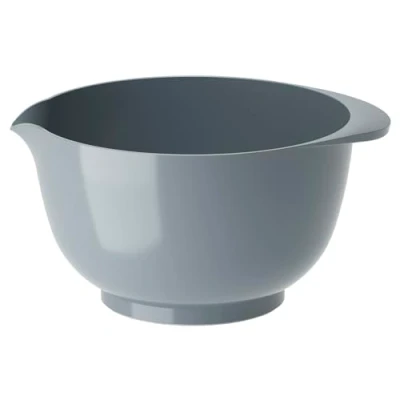 Image of Rosti Margrethe Mixing Bowl, 3 Litres, Shatterproof Baking Yeast Dough Bowl with Good Handle, Recyclable Plastic Dusty Blue