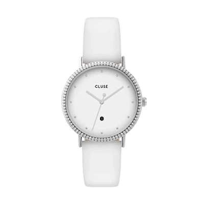 Image of CLUSE Le Couronnement White + Silver Watch