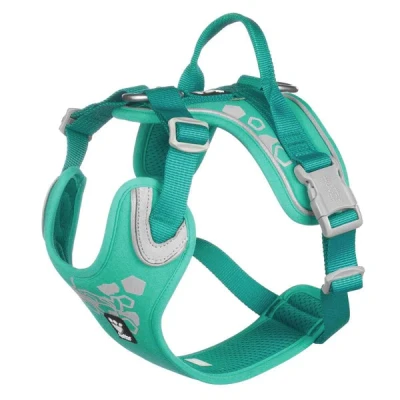 Image of Hurtta Weekend Warrior Harness for Large Dogs, Peacock Turquoise, 80 100 cm