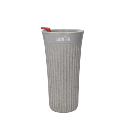 Image of La Cafetière &#039;The Beanie&#039; Reusable Coffee Cup, Insulated Travel Cup with Comfortable Grip and Leak Proof, 90% Recycled Husk, 455ml