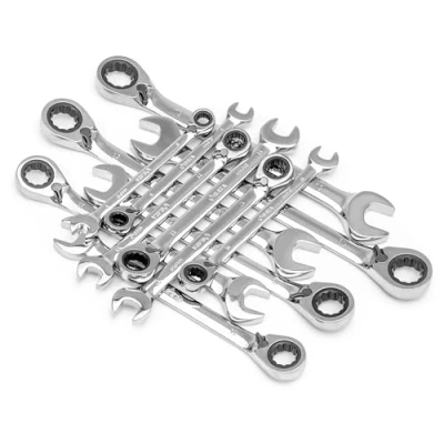 Image of SATA ST08044 12 Pieces Metric Reversible Ratcheting Wrench/Spanner Set