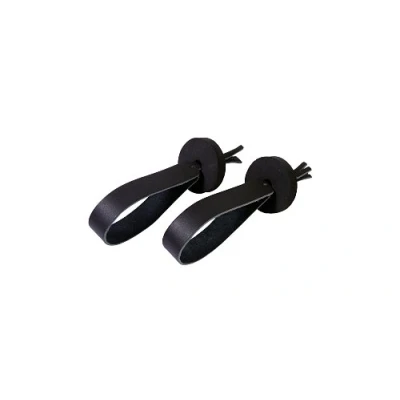 Image of Meinl Cymbals BR4 Marching Cymbal Strap With Pair of Pads Black