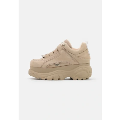 Image of Buffalo Trainers, Women&#039;s, Size: 6.5, Beige Calfskin