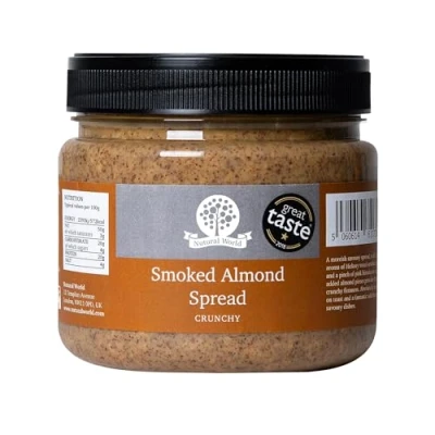Image of Nutural World Crunchy Smoked Almond spread (1Kg) Great Taste Award Winner