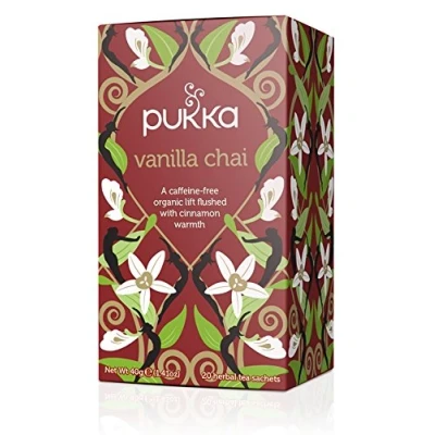 Image of (8 PACK) Pukka Vanilla Chai Tea 20 Bags 8 PACK SUPER SAVER
