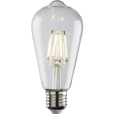 Image of KnightsBridge 230V 4W LED ES Clear ST64 Filament Lamp 2700K Dimmable
