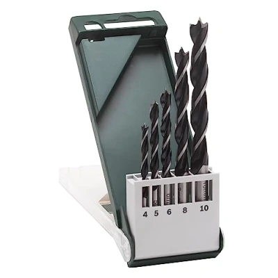 Image of Bosch 2609255214 Brad Point Drill Bit Set (5 Pieces)