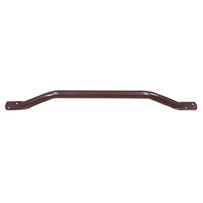 Image of Aidapt Brown Safety Outdoor Indoor 24&quot; (600mm) Easy Grip Coated Steel Grab Bar Rail Support Aid