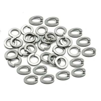 Image of TERF® M5 Rectangular Section Spring Washer (5mm) Steel Split Lock Pack of 100