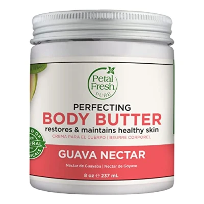 Image of Body Butter, Perfecting, Guava Nectar, 8 oz (237 ml) Petal Fresh