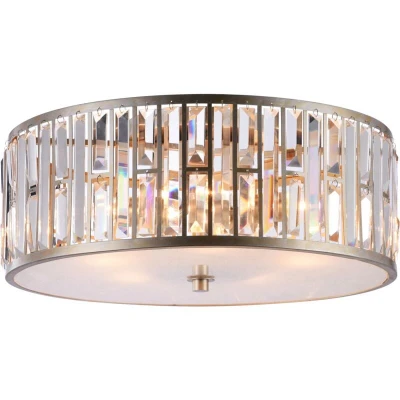 Image of Kyiv 5 Light Ceiling Champagne, E27
