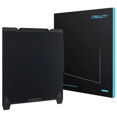 Image of Creality Official K1 Max Build Plate, 315 x 310mm PEI Sheet Smooth Flexible Spring Surface Magnetic Removable Bed Plate for Max, Ender 3 S1 Plus(Without Base)