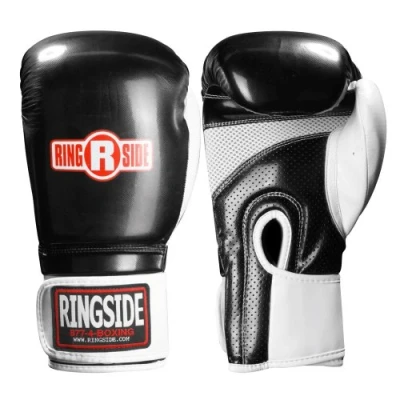 Image of Ringside Arrow Boxing Training Sparring Gloves, Black, 16 Ounce
