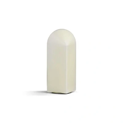 Image of HAY Parade LED table lamp shell white height 32 cm