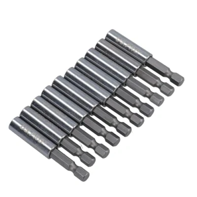 Image of Magnetic Screwdriver Bit Holders Extension Driver 1/4in Hex Shank 10 Pack