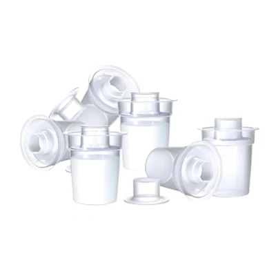 Image of Nuby Baby Milk Powder Dispensers Easy to Pour Travel Ready Compatible with Most Bottles, Including RapidCool (Pack of 6)