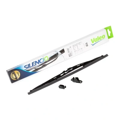 Image of 8524228060, 8524260050 Wiper blade VALEO SILENCIO Standard 574108 380mm Front 15Inch Hook fixing VOLKSWAGEN: Fox Hatchback, Golf 4 Variant