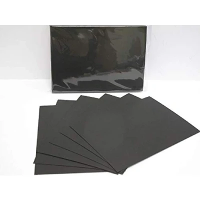 Image of 40 x A5 Quality Black Matt Cardstock 300gsm Ideal for Cardmaking AM697