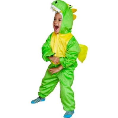 Image of Fun Play Dinosaur Costume for Kids Fancy Dress Animal Onesie Boys and Girls Children Cosplay UpCostumes Medium 3 5 years (110 CM)