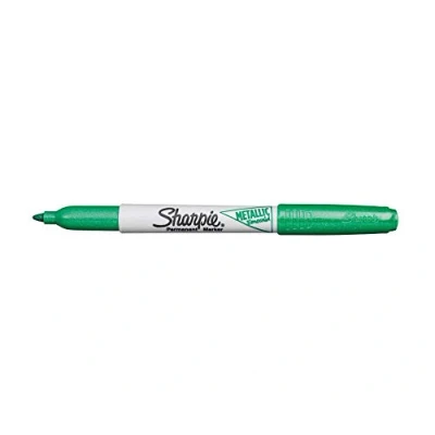 Image of Sharpie Metallic Fine Permanent Marker Color: Emerald