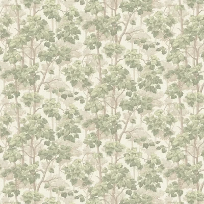 Image of Belgravia Decor Giorgio Tree Green Wallpaper GB8115 Italian Vinyl
