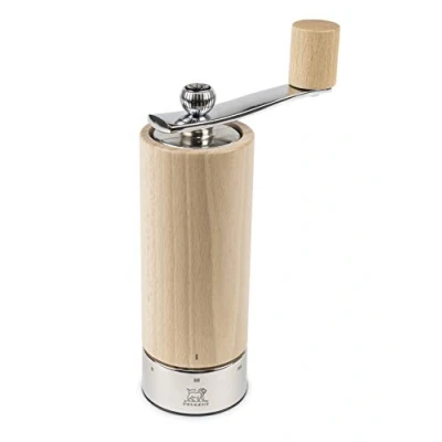 Image of PEUGEOT 37307 Isen Pepper Mill, Stainless Steel, Multicoloured, 18 cm