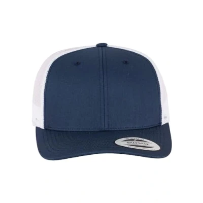 Image of Flexfit Retro Trucker 2TONE Cap, Size: One Size, Nvy/wht