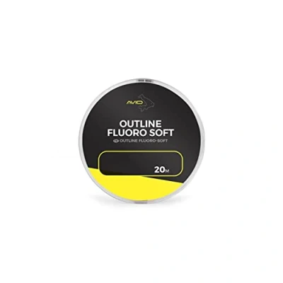 Image of Avid Outline Fluoro Soft 20m 0,45mm/11,36kg Carp hooklink material