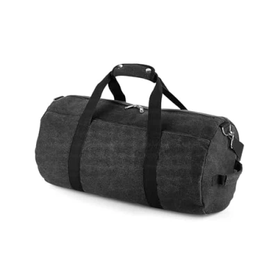 Image of BagBase BG655 Vintage Canvas Barrel Bag