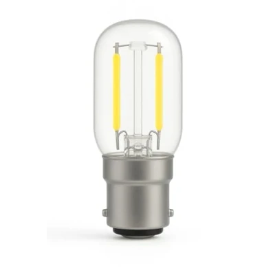Image of B15d LED Sewing Machine Bayonet Light Bulb 2W (25W Equivalent) Screw 230V (Pack of 1) 6000K Warm White Non Dimmable (B15D (SBC) Bayonet, GO LED)