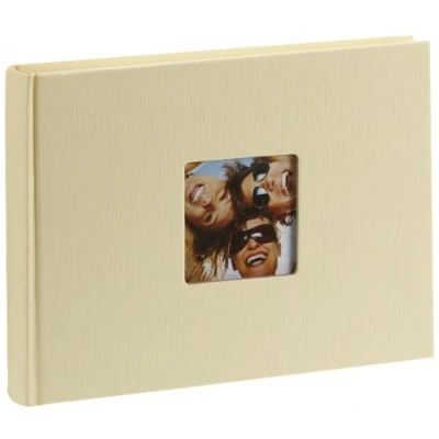Image of walther Design Photo Album Cream 22 x 16 cm with Cover Punching, Fun FA 207 H