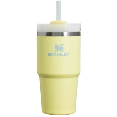 Image of STANLEY Quencher H2.0 FlowState Stainless Steel Vacuum Insulated Tumbler with Lid and Straw for Water, Iced Tea or Coffee, Smoothie More, Pomelo, 20oz