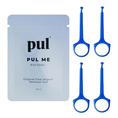 Image of PUL Aligner Removal Tool Blue Safe &amp; Hygienic Hook for Invisalign Retainers Gentle BPA Free Design Daily Use