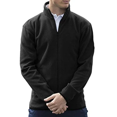 Image of Pro RTX Micro Fleece Jacket, Lightweight Work Jacket for Men, Versatile Men&#039;s in Many Colours, Spring Sizes S, M, L, XL, XXL, 3XL, 4XL, 5XL, 6XL, 7XL, black, 3XL