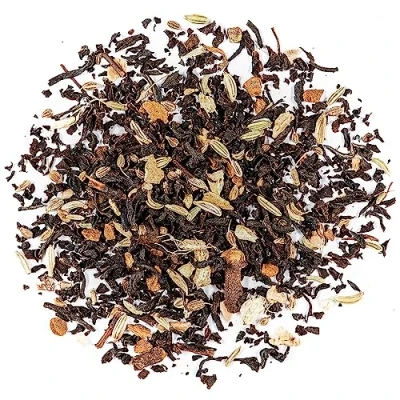 Image of Masala Chai Organic Black Tea Indian Blended With Spices Loose Leaf Englisch Style Breakfast 100g