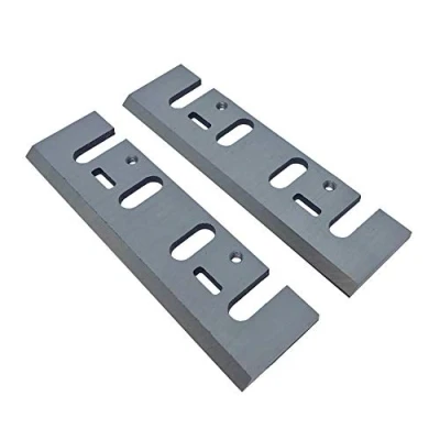 Image of Pair of 110MM HSS Planer Blades for SKIL, HITACHI &amp; RYOBI, MAKITA, Black Decker, Wolf, Kango (High Speed Steel (HSS))