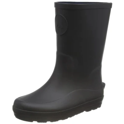 Image of Fitflop Boy&#039;s Unisex WONDERWELLY Kids Toddler Ergonomic RAIN Boots Fashion, Midnight Navy, 6 UK Child