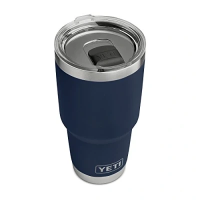 Image of YETI Rambler 30 oz Stainless Steel Vacuum Insulated Tumbler w/MagSlider Lid, Navy