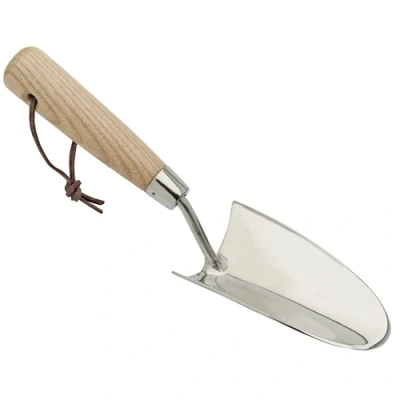 Image of Draper Heritage Stainless Steel Hand Trowel with Ash Handle
