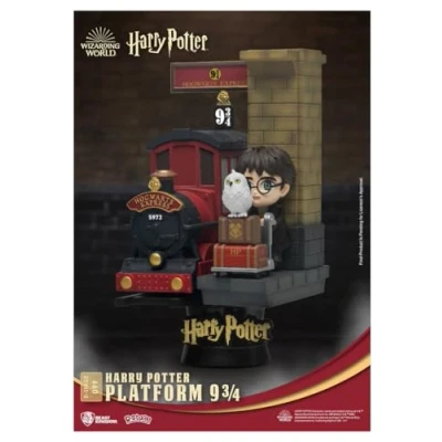 Image of Beast Kingdom Toys Harry Potter,Platform 9 3/4 Diorama Stage D Figure Statue