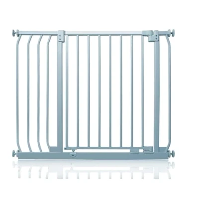 Image of Safetots Elite Pressure Safety Gate, 89cm 98cm, Matt Grey, Fit Stair Baby Gate for Doors Hallways and Spaces, Barrier, Easy Installation