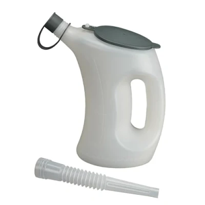 Image of Pressol 0656237 Petrol Can 1 L with Lid / Cap Flexible Nozzle, Weiß