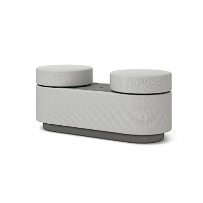 Image of SONY HT AX7 2.1 Portable Theatre System Light Grey, Silver/Grey