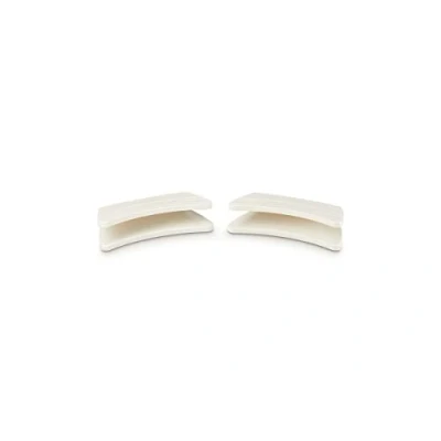 Image of Le Creuset Side Handle Grips, Set of 2, Silicone, Adaptable, Heat resistant to 250C, Meringue, 42813007160000